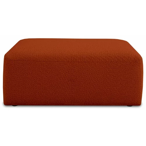 Scandic Opečnato oranžen modul za sedežno garnituro iz tkanine bouclé Roxy –