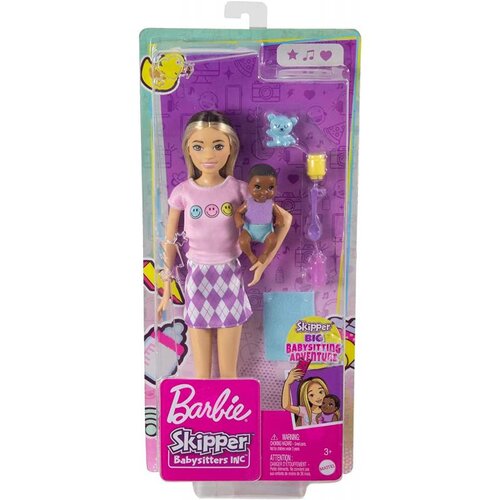 Barbie HJY32 Skipper Lutka Bebisiterka Slike
