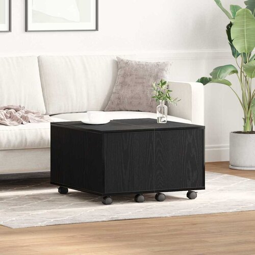  Kava Stol Crni hrast 60 x 60 x 38 cm Konstruirano drvo Cene