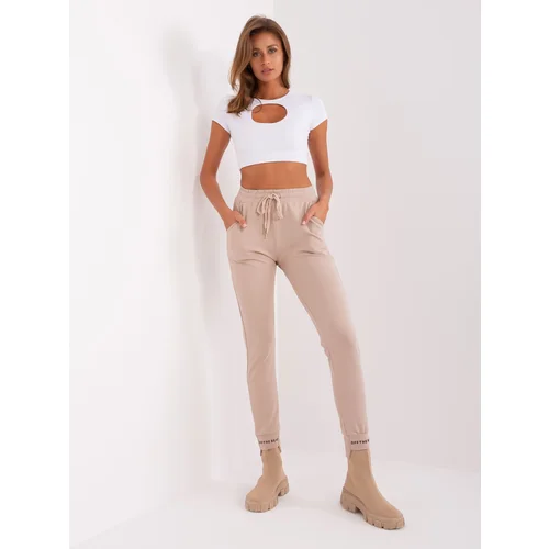 RELEVANCE Sweatpants-RV-DR-8519.30X-beige