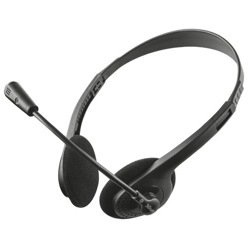Trust insonic chat headset - black 15481 slušalice Slike