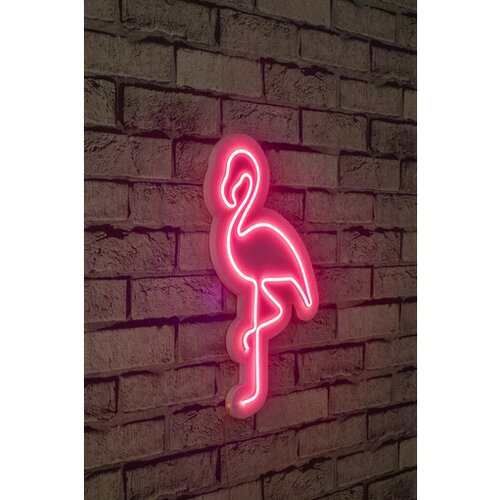 Wallity dekorativna Plastična LED Svetla Flamingo - Pink Slike
