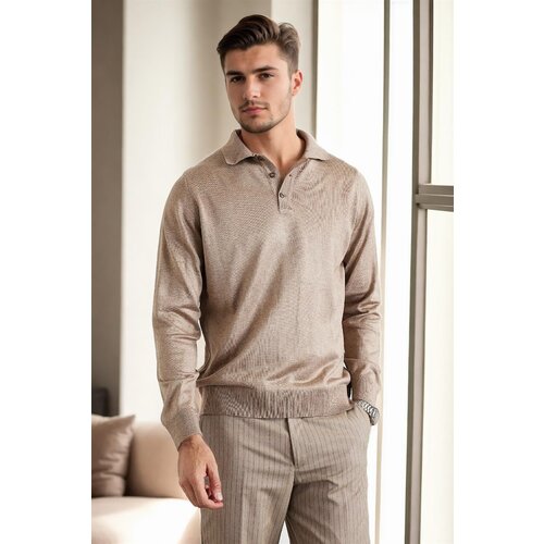 Dewberry 28296 Polo Neck Mens Knit Sweater-VISION Slike