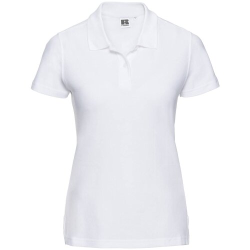 RUSSELL Women&amp;#039;s white cotton polo shirt Ultimate Slike