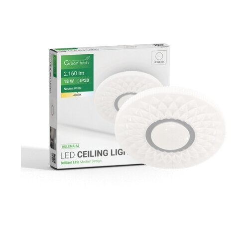 Greentech LED plafonjera 18w 4000k 33cm ( helena-m ) Slike