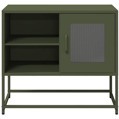 Furnova TV omarica olivno zelena 68x39x60,5 cm jeklo, (21924463) Cene