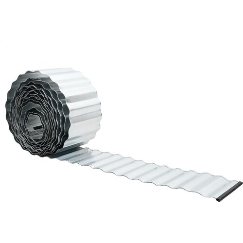 vidaXL Obrobe za trato 20 cm x 10 m Valovito Fleksibilno Galvanizirano Jeklo Cene