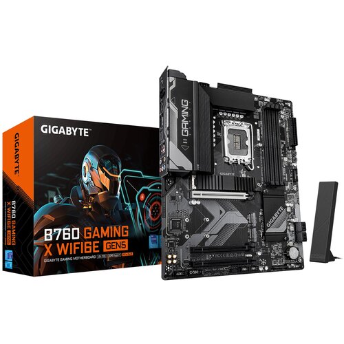 Gigabyte B760 GAMING X WIFI6E GEN5 Motherboard - Supports 14th Gen. Intel Core CPUs, 8+1+1 phases VRM, up to 5600MHz DDR5, 3xPCIe 4.0 M.2, Wi-Fi 6E, 2.5 GbE LAN, USB 3.2 Gen 2 Cijene