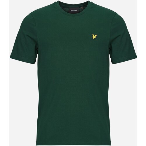 Lyle &amp;amp; Scott Majice s kratkimi rokavi Plain T-shirt Zelena Slike
