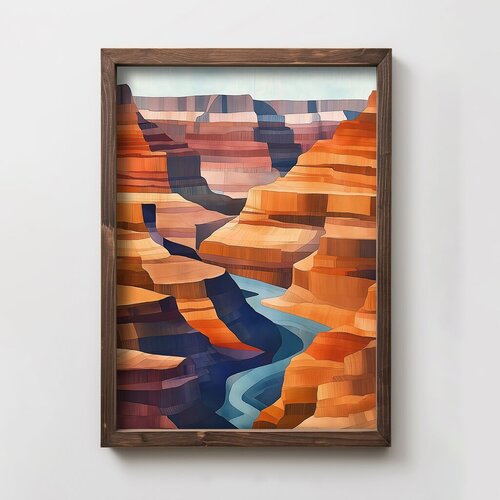 Wallity Zidna slika TUN093, 50 x 70 x 3 cm Cene