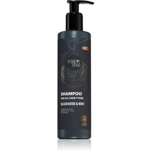 Organic Shop men shampoo blackwood & mint