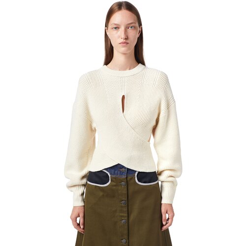 Diesel Sweater - MRHODY KNITWEAR white Slike