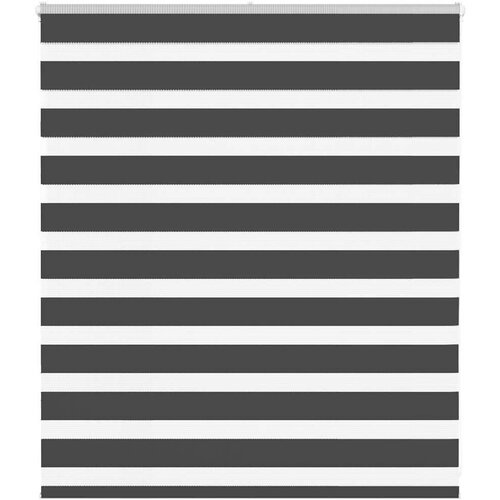 vidaXL idaXL Zebra senčilo črna 120x100 cm tkanina širina 115,9 cm poliester Cene