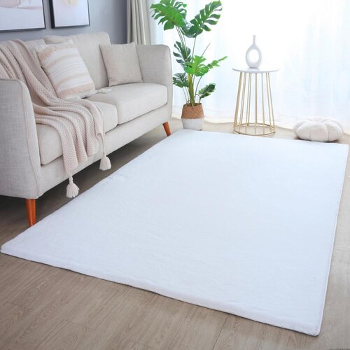 XXXL Tekač Pouffy, Bela, 80x250cm Slike