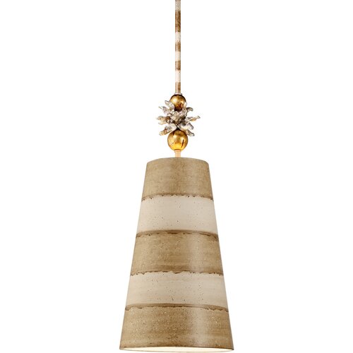 Elstead Lighting Elstead Anemone 1 viseča svetilka s svetlobno kupolo, taupe, krem, E27, (22098526) Cene