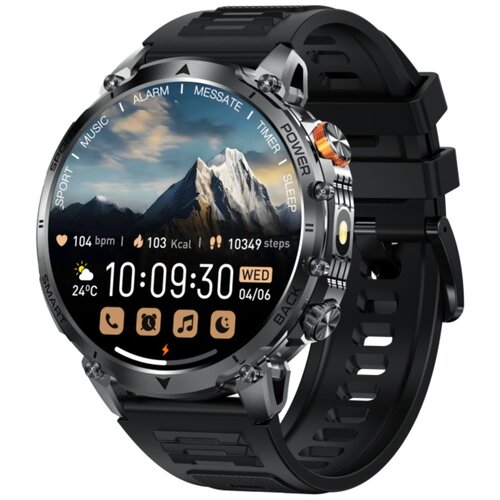 INF Pametna ura 1.7 inch IPS, 1400mAh, IP68 in magnetno polnjenje Black, (5000310557) Cene