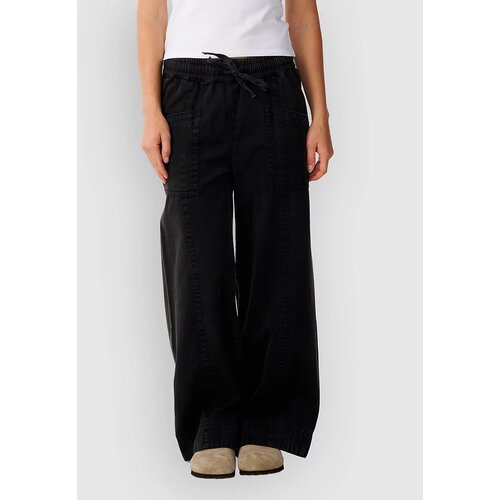 Rip Curl Bossa Nova Twill Wide Leg Hlace washed black Cene