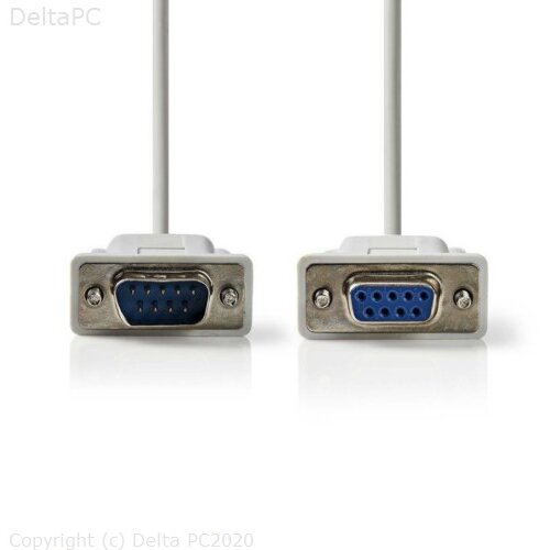 Nedis CCGL52000IV20 D-SUB 9-Pin Male Serijski kabl za povezivanje starih štampača, skenera 2m Cene