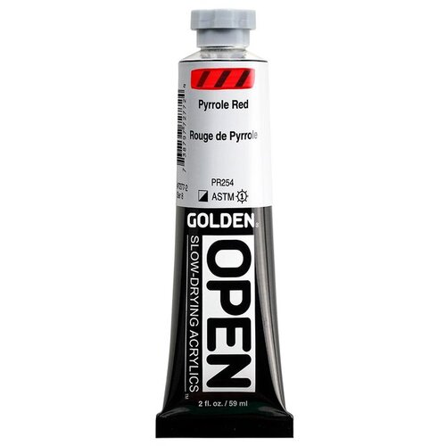  GOLDEN OPEN akrilna boja koja se sporo su&amp;scaron;i 59 ml | 7277 Pyrrole Red Slike