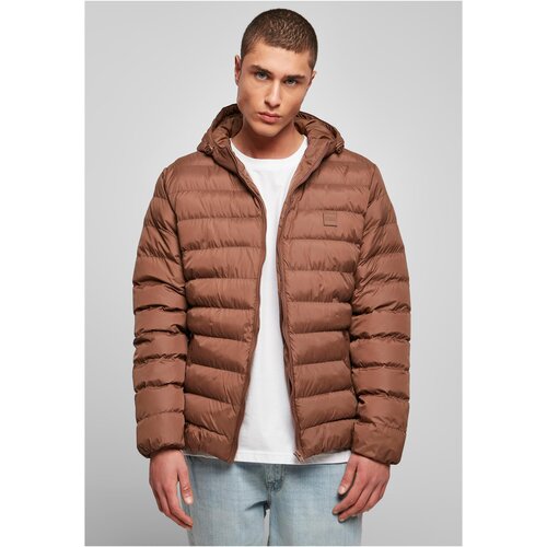 Urban Classics Plus Size Basic Bubble Jacket Bark Cene