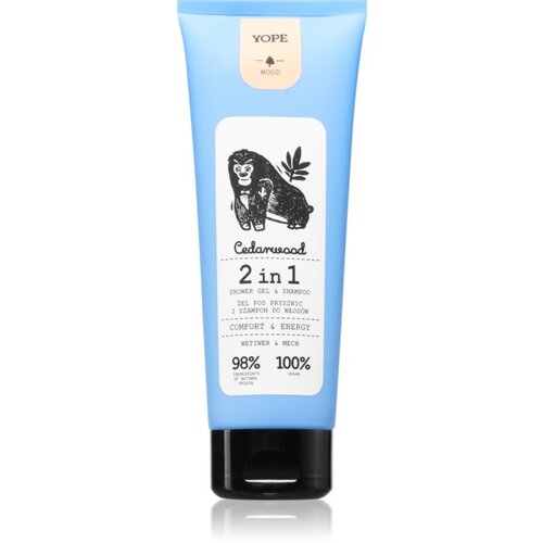 Yope Wood ekstra nežni gel za prhanje in šampon 2v1 250 ml Cene