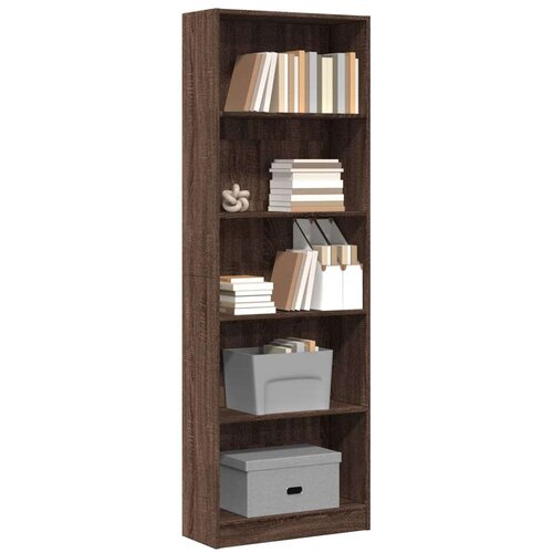 vidaXL Regal za knjige boja hrasta 60x24x176 cm konstruirano drvo Cene