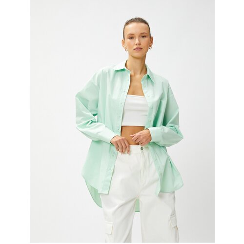 Koton Shirt - Green - Regular fit Slike