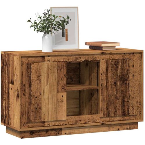 VidaXL Komoda boja starog drva 102x35x60 cm od konstruiranog drva Slike