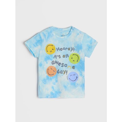 Sinsay Majica s kratkim rukavima s tie-dye uzorkom SmileyWorld® Cijene