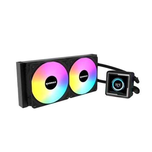 Raidmax CPU hladnjak INFINITA LM240 ARGB LCD 2.73" Black, LM240BK Cene