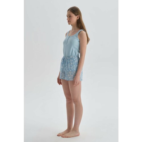 Dagi Shorts - Blue - Normal Waist Slike