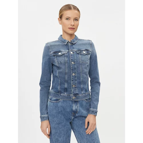 Tommy Jeans Jeans jakna Vivianne DW0DW17213 Modra Slim Fit