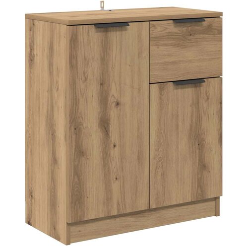 vidaXL Strani &scaron;al Umetni hrast 60 x 30 x 70 cm Konstruiran les, (5000108363) Cene