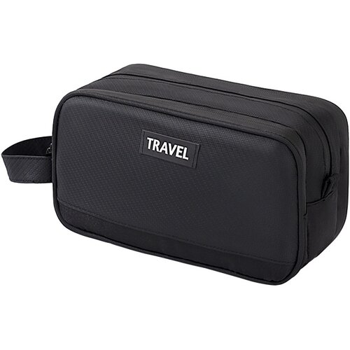 INF Velika toaletna torba s predelki Black, (21583665) Cene