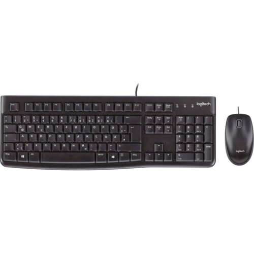 Logitech Tipkovnica+mi&scaron;, set, žični, USB - MK120 Cijene