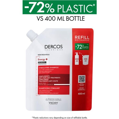 Vichy Dercos Energising &amp;scaron;ampon za učvr&amp;scaron;ćivanje protiv gubitka kose 400 ml Slike