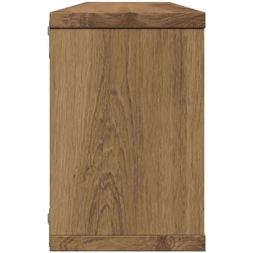  Zidne kockaste police 2 kom Artisan hrast 60x15x23 cm Slike