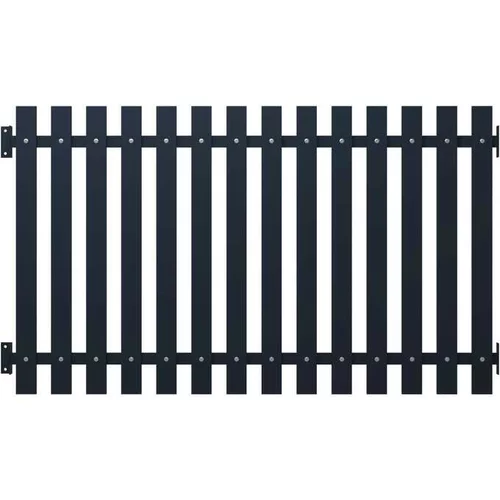 vidaXL Panel za ogradu antracit 170 5 x 150 cm čelik obložen prahom