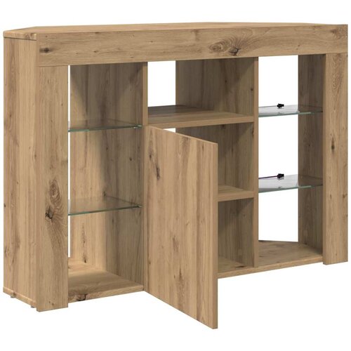  Kotni LED TV ormar 100x40x68cm Umjetnički hrast Slike