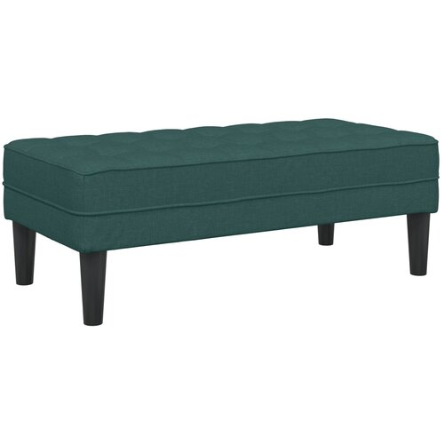 VidaXL Klop Temno Zelena 113x57x39 cm Tkanina, (22008481) Slike