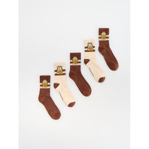 Reserved BOYS` SOCKS MULTI - smeđi Slike