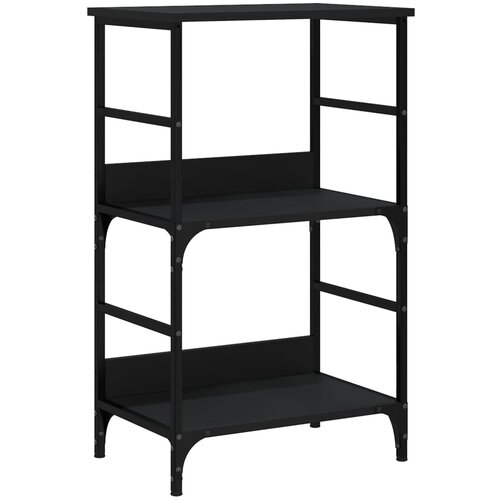 Maison Chic Knjižna omara - Knjižna polica - Knjižni regal črna 50x33x82 cm inženirski les, (21723340) Cene