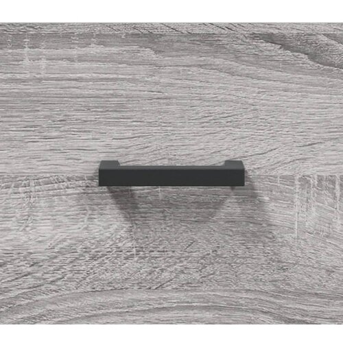  Visoka komoda siva sonome 69,5x34x180 cm od konstruiranog drva Slike