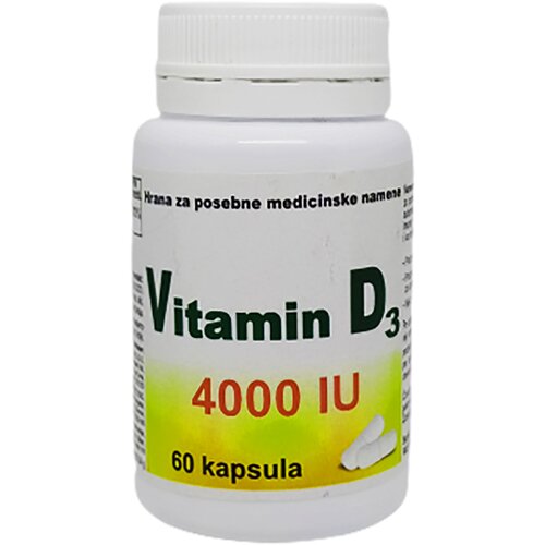 Zdravlje vitamin D3 - 100mg, 4000 IU, 60 cps Cene