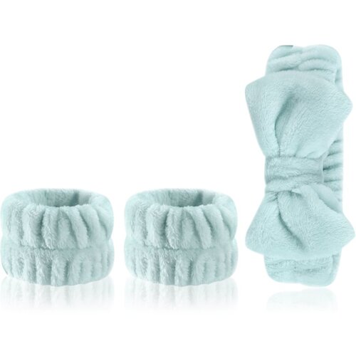 Ecotools Cleansing Headband &amp;amp; Wristband Set set za odstranjevanje ličil s spa naglavnim trakom Slike