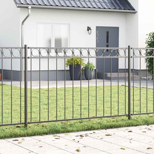 Element Ograde ASSEN Siva 170 x 150 cm Čelik Cijene
