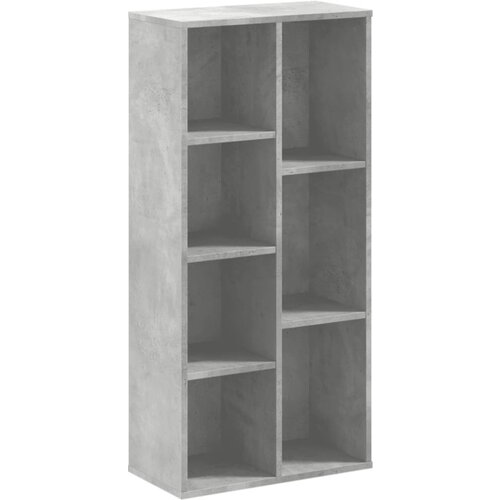 VidaXL Knjižna omara betonsko siva 50x25x105 cm inženirski les, (21268524) Slike
