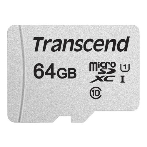Transcend micro SD 64GB class 10, ultra high speed class 1 (U1) with adapter ( TS64GUSD300S-A ) Slike