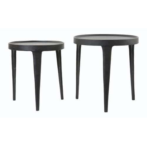 Light &amp;amp; Living Okrogle stranske mizice v kompletu 2 ks &amp;oslash; 43 cm Tobias &amp;ndash; Slike