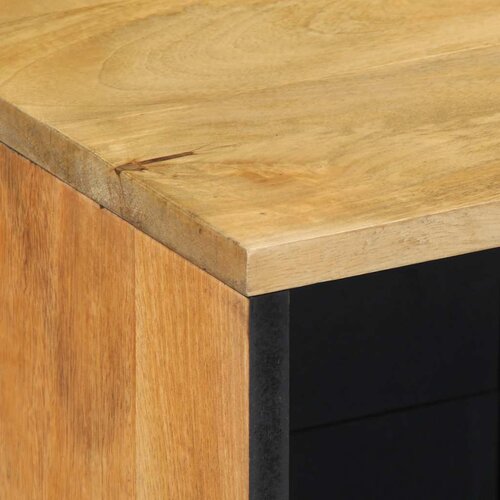  Komoda smeđa 80x33x75 cm Puno drvo Mango Slike